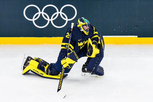 Goaltender Jacob Markström of Sweden