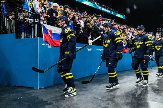 Erik Karlsson, Pontus Holmberg and Elias Pettersson of