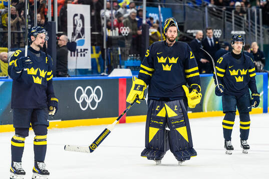 Erik Karlsson, goaltender Jacob Markström and Jesper Bratt