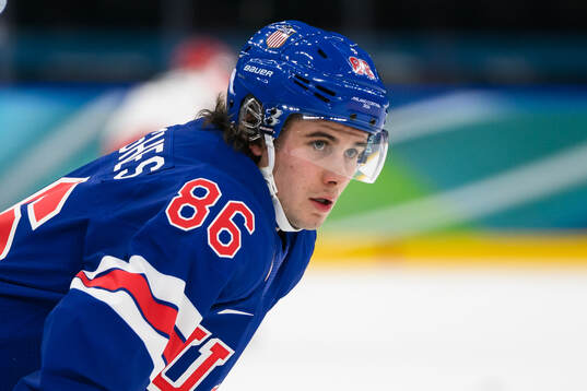 Jack Hughes of USA