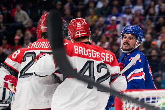 Auston Matthews of USA in the men's ice hockey game between