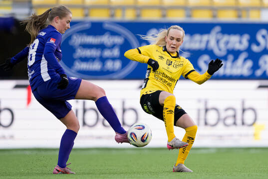 Jitexs Filippa Lindstedt och Elfsborgs Tea Skoglund