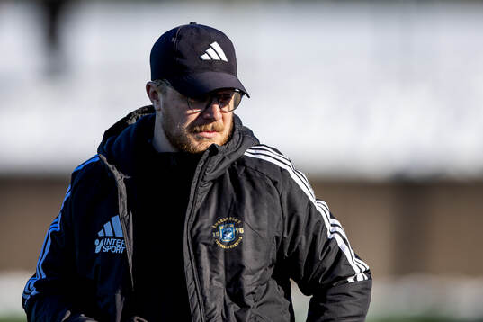 Ängelholms tränare Tim Hallén