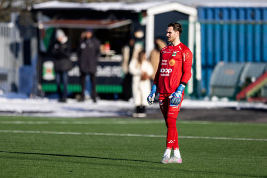Varbergs målvakt Oscar Ekman