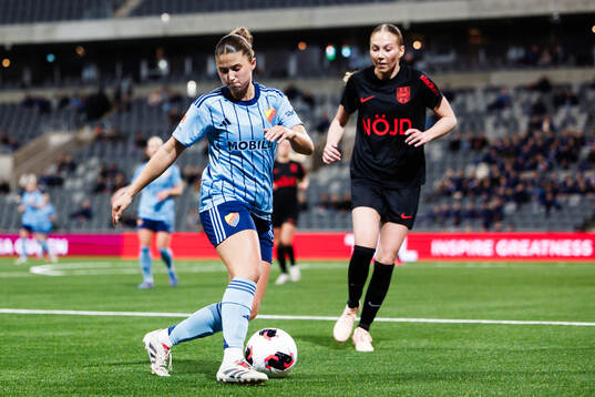 Djurgårdens Meja Staffansson och Brommapojkarnas Ellen