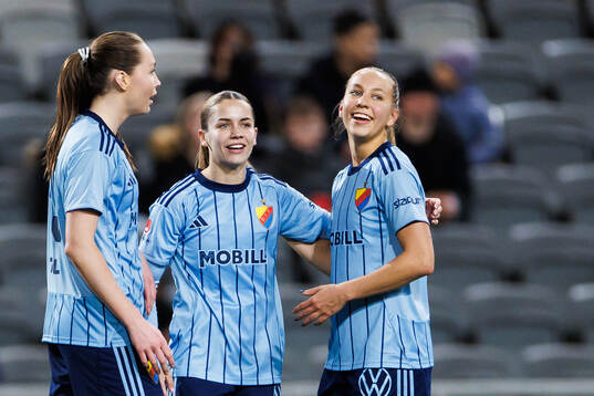 Djurgårdens Johanna Renmark jublar