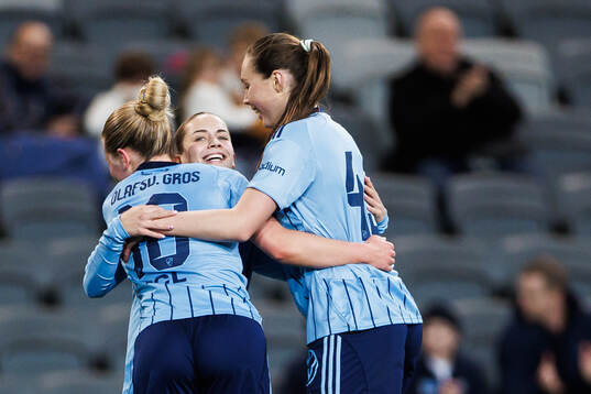 Djurgårdens Johanna Renmark jublar