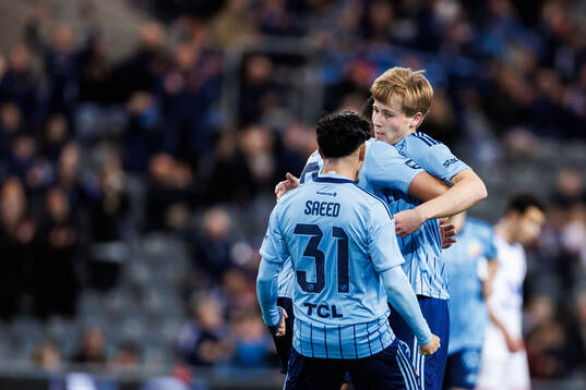Djurgårdens Bo Hegland jublar