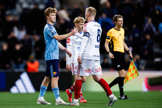 Djurgårdens Bo Hegland och Vålerenga Henrik Bjørdal