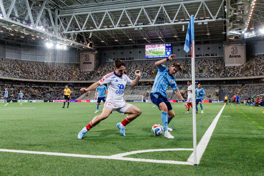 Vålerenga Håkon Sjåtil och Djurgårdens Max Larsson