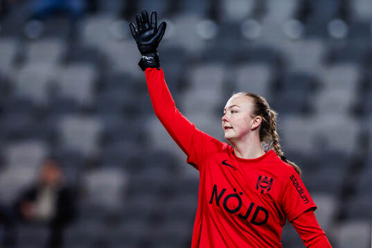 Brommapojkarnas målvakt Clara Ekstrand