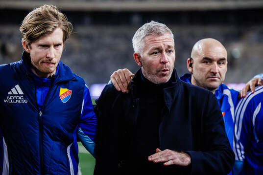 Djurgårdens assisterande tränare Mikael Widfeldt och