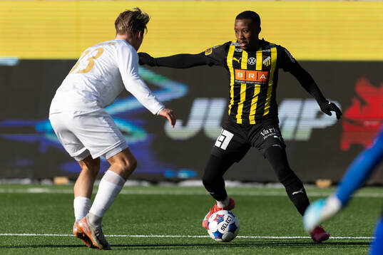 Häckens Silas Andersen mot Örgrytes Sebastian Lagerlund