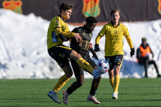 Elfsborgs Rasmus Wikström och Blessing Asumang Dankwah