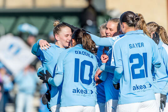 Malmö FFs Tuva Skoog jublar