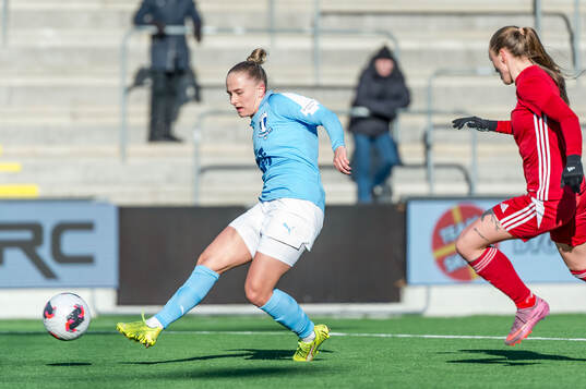Malmö FFs Tuva Skoog skjuter in 1-0