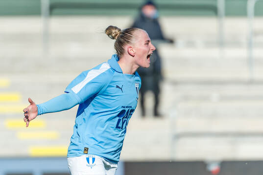 Malmö FFs Tuva Skoog jublar