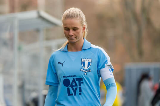 Malmö FFs Nellie Lilja deppar