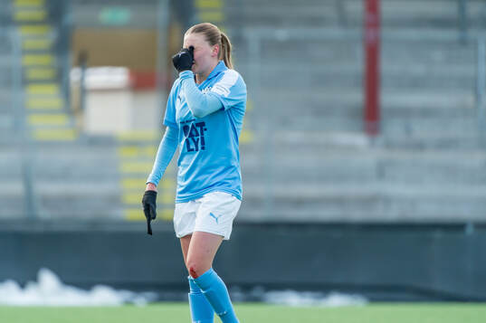 Malmö FFs Katariina Kosola deppar