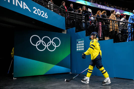 Hilda Svensson of Sweden looks dejected