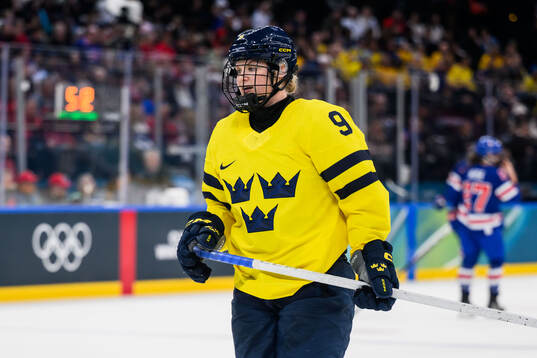 Jessica Adolfsson of Sweden looks dejected in the women's