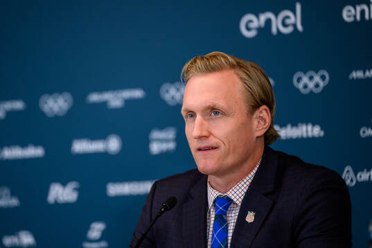 Head coach John Wroblewski of USA at a press conference