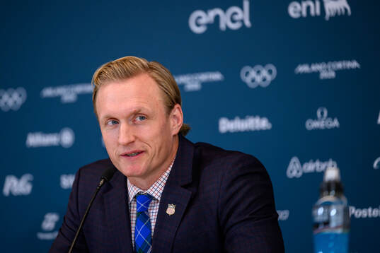 Head coach John Wroblewski of USA at a press conference