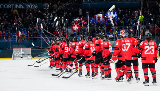Players of Canada celebrate