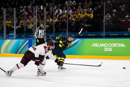 Rihards Bukarts of Latvia and Gustav Forsling of Sweden in