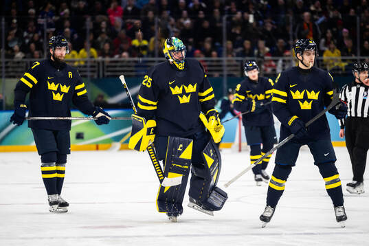 Victor Hedman, goaltender Jacob Markström and Alexander
