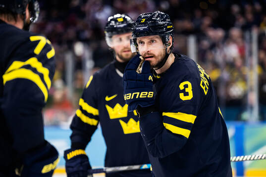 Oliver Ekman-Larsson of Sweden in the men's ice hockey