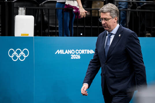 Head coach Harijs Vitolins of Latvia looks dejected in the