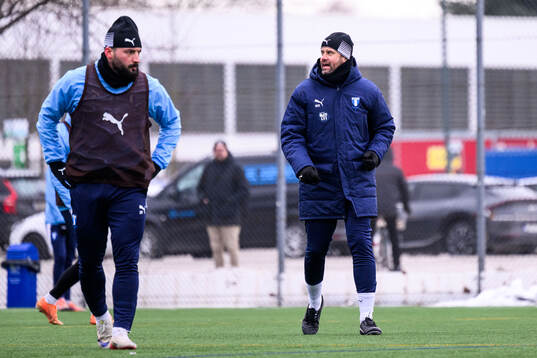 Sead Haksabanovic och huvudtränare Miguel Angel Ramirez