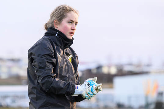 Goalkeeper Fanney Birkisdottir of Häcken