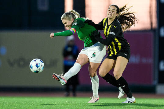 Agla Maria Albertsdottir of Breidablik and Delaney Matriano