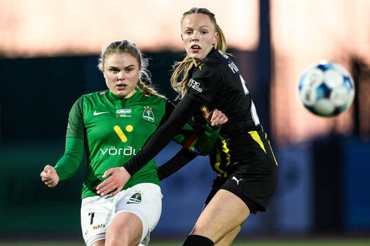 Agla Maria Albertsdottir of Breidablik and Thelma Karen