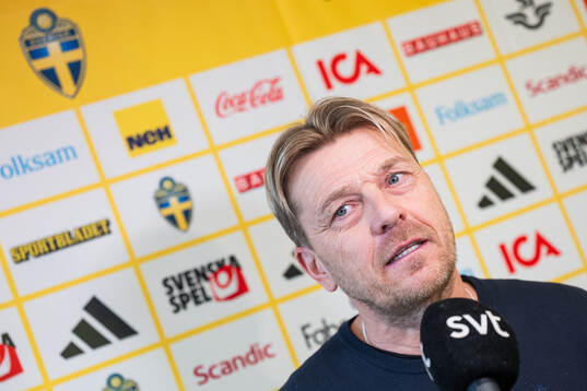 Head coach Tony Gustavsson of the Swedish women's national