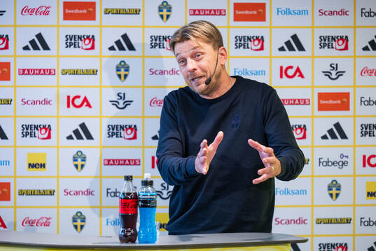 Head coach Tony Gustavsson of the Swedish women's national