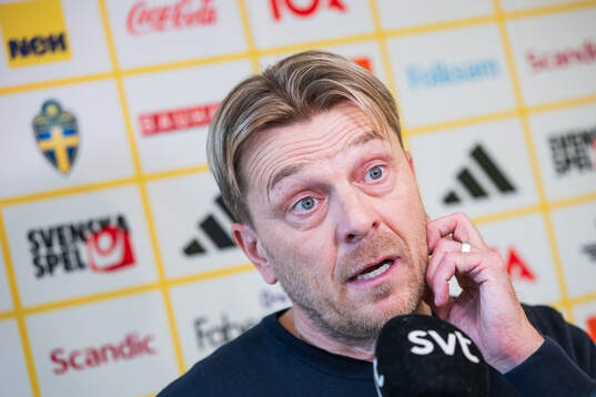 Head coach Tony Gustavsson of the Swedish women's national