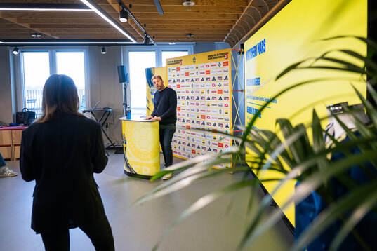 Head coach Tony Gustavsson of the Swedish women's national