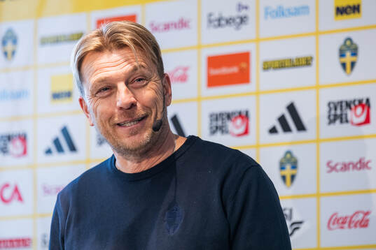 Head coach Tony Gustavsson of the Swedish women's national