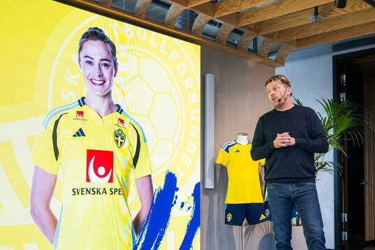 Head coach Tony Gustavsson of the Swedish women's national