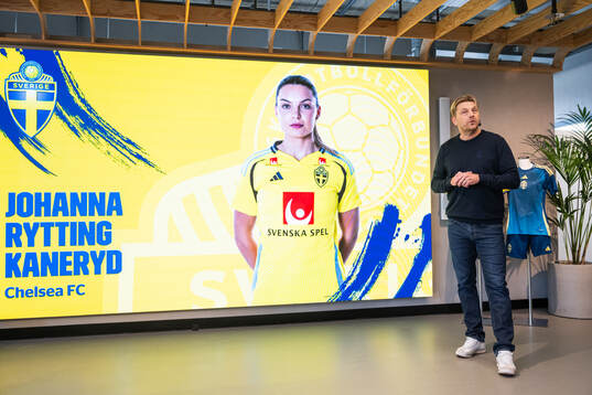Head coach Tony Gustavsson of the Swedish women's national