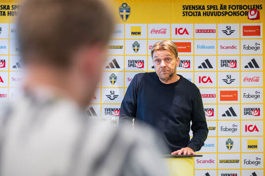 Head coach Tony Gustavsson of the Swedish women's national