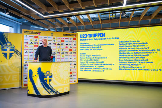 Head coach Magnus Wikman of the Swedish women's u23