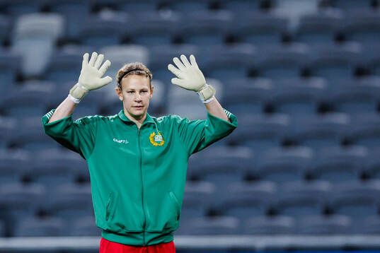 Goalkeeper Cajsa Andersson of Hammarby