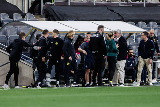 Coach William Strömberg of Hammarby
