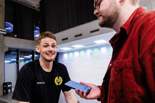 Coach William Strömberg of Hammarby