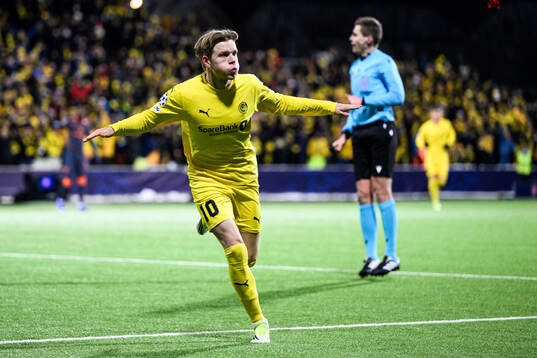 Jens Petter Hauge of Bodø/Glimt celebrates