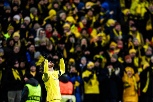 Kasper Høgh of Bodø/Glimt celebrates